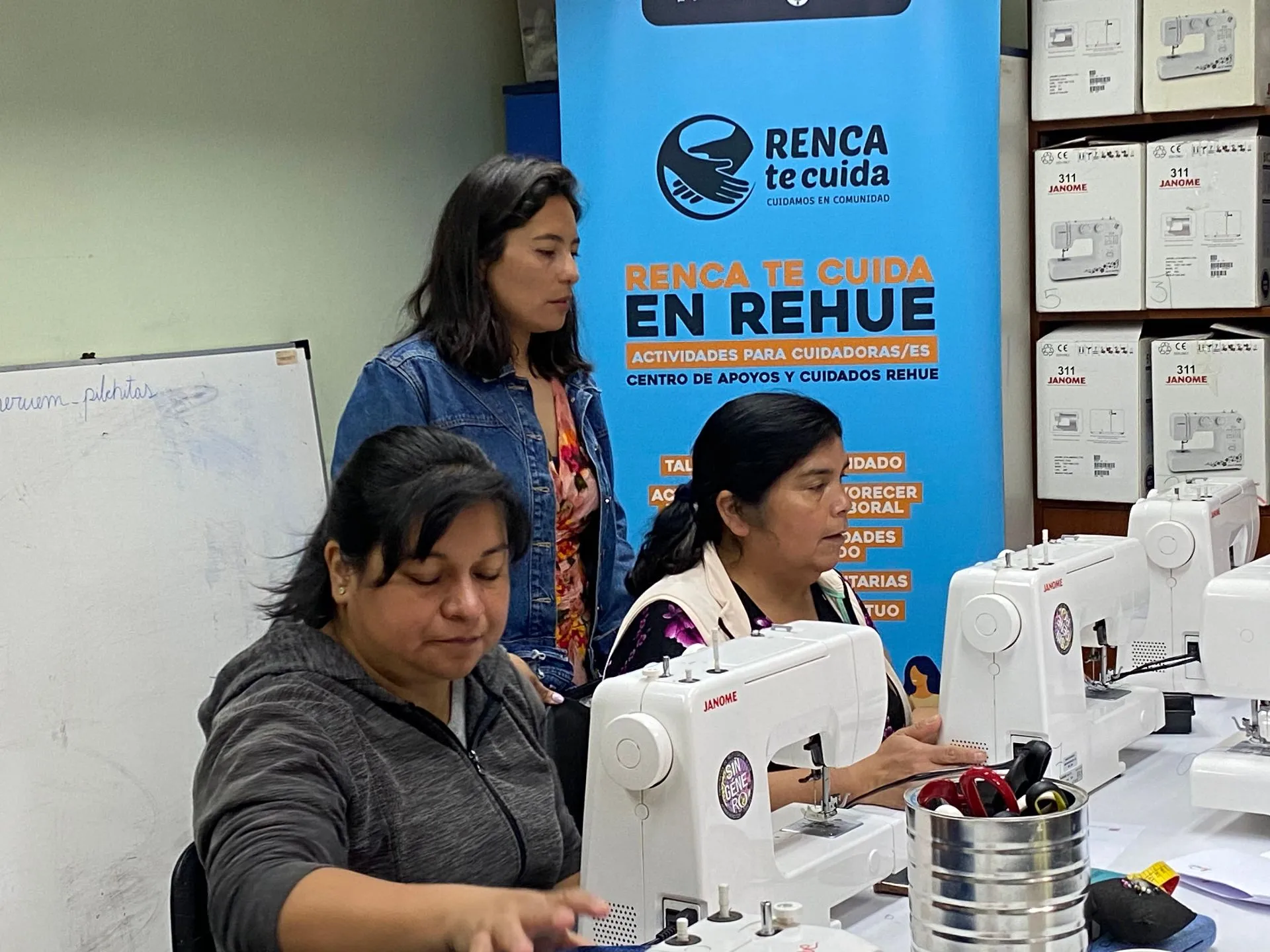 Taller Costura básica para personas cuidadoras- Renca Te Cuida en Rehue